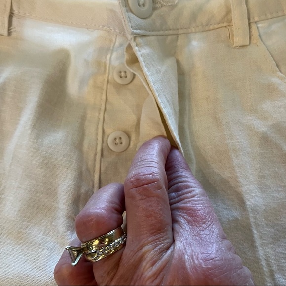 NWT Onia The Stretch Linen Men’s Traveler Short, White, size 30, Casual, Preppy - Picture 5 of 15